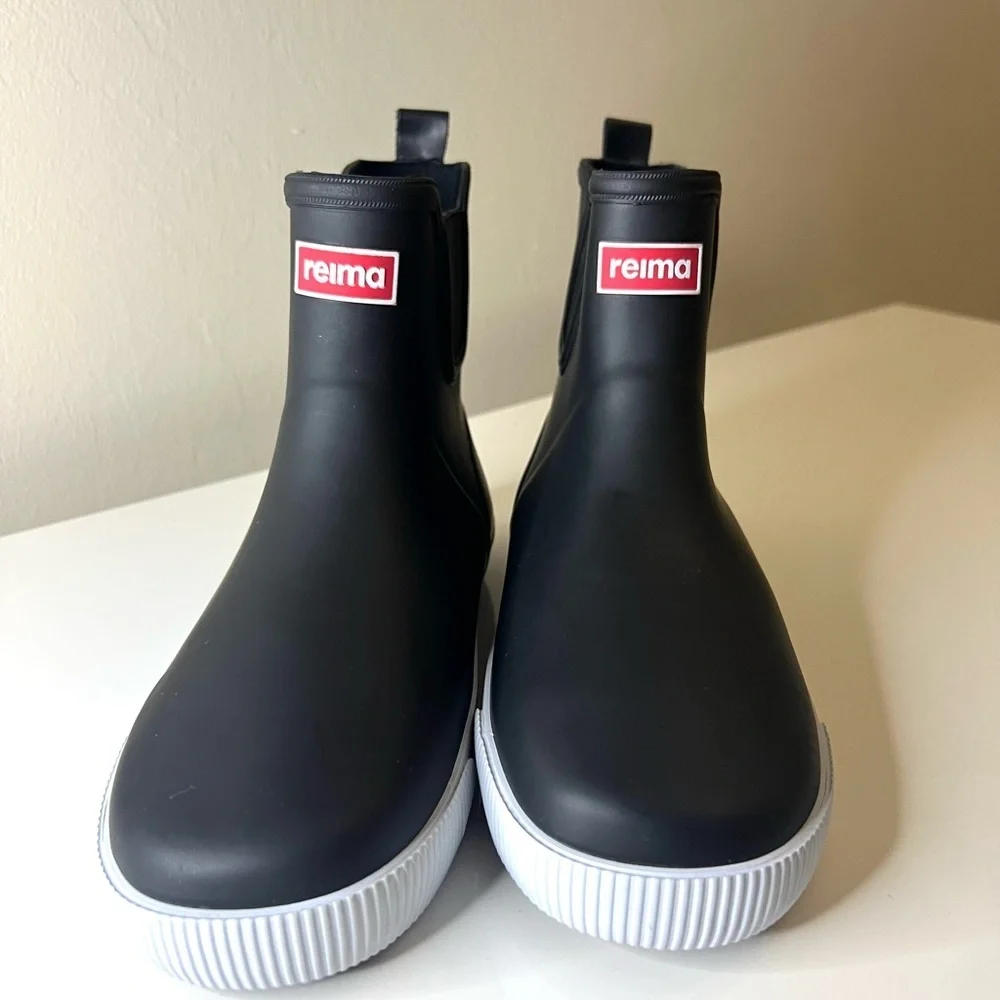 Reima Women's Stylish Black Ankle Booties/usa 5/5
